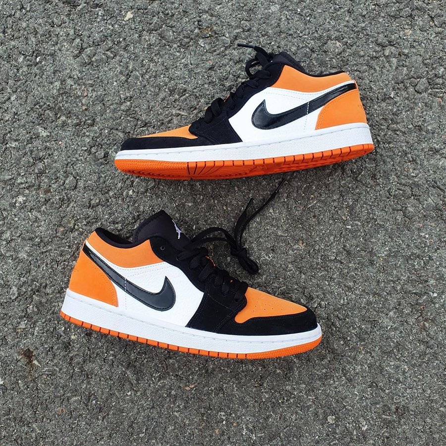 AIr Jordan 1 Low,AJ1 Low,发售,55  Swoosh 有惊喜！扣碎 Air Jordan 1 Low 实物抢先看！
