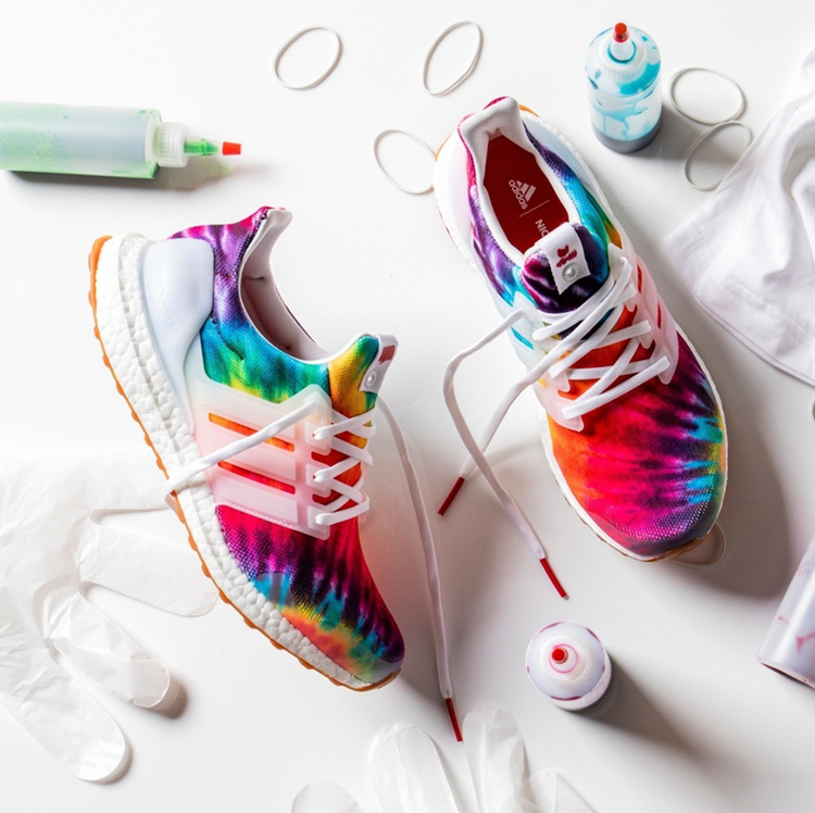 adidas,Ultra Boost,Woodstock  色彩绚丽的彩虹扎染！Nice Kicks x Ultra Boost 即将发售！