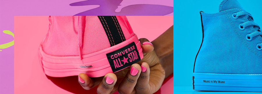 Converse,All Star,发售,O.P.I  高饱和骚气纯色！Converse 全新联名官网现已发售！