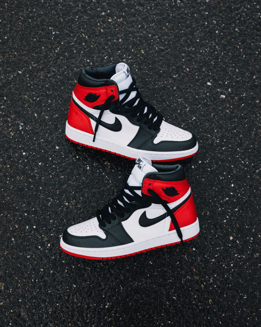 Air Jordan 1,AJ1,CD0461-016,Sa  尚未发售已是天价！丝绸黑脚趾 Air Jordan 1 明日发售！