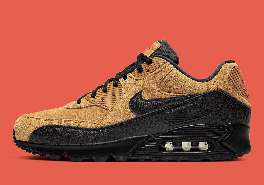 Nike,Air Max 90,AJ1285-700,发售  最适合秋天的小麦配色！全新 Air Max 90 将于近期发售