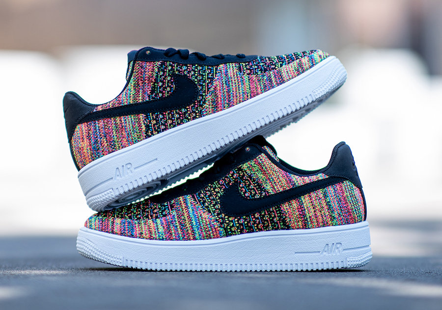Air Force 1,AF1,Nike,发售,BV0063  高人气彩虹编织！Air Force 1 Flyknit 2.0 全新配色即将发售