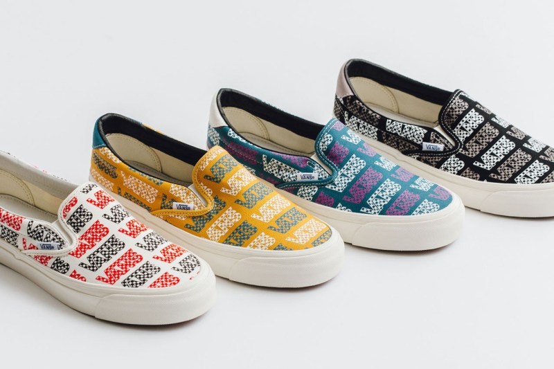 Vans,OG Slip-On 59 LX,发售  别致的鞋面纹饰！4 双全新配色 Vans Slip On 现已发售！