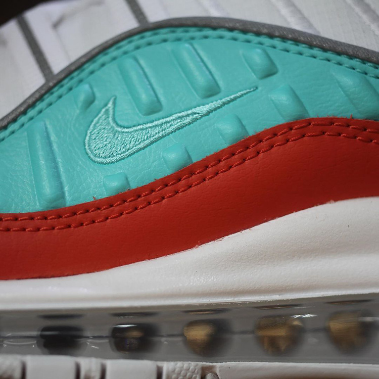 Nike,Air Max 98  复古造型 + 抢眼撞色！Air Max 98 新配色实物美图来了！