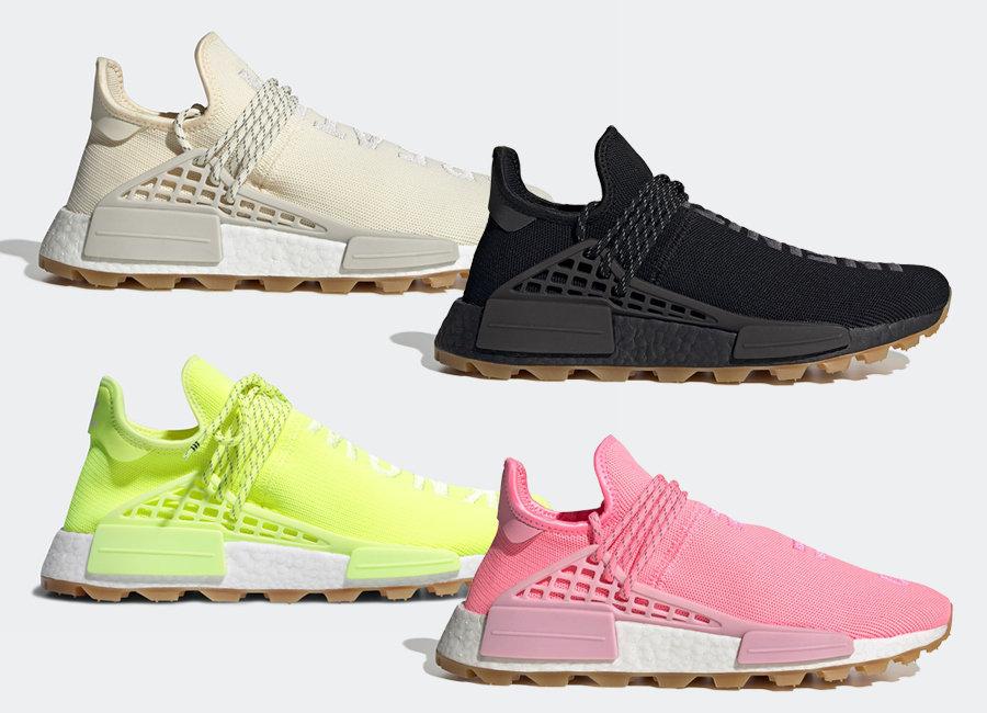Pharrell,adidas,Solar Hu,Hu NM  挑花眼！20 双联名新品同时发售，菲董真会玩！