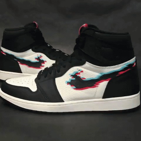AJ1,Air Jordan 1,justwincustom  看着就头晕！这双 Air Jordan 1 的钩子怎么回事？
