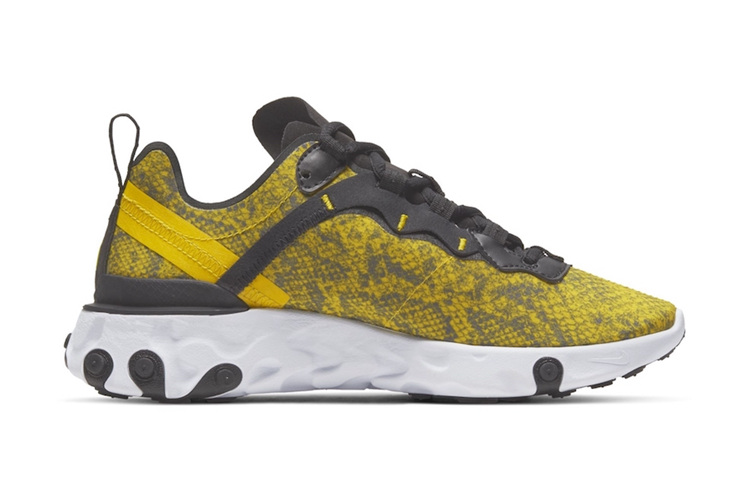 Nike,React Element 55  大胆蛇纹设计！Nike React Element 55 全新配色即将发售！