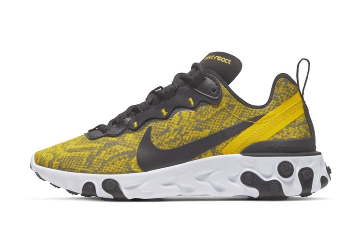 Nike,React Element 55  大胆蛇纹设计！Nike React Element 55 全新配色即将发售！
