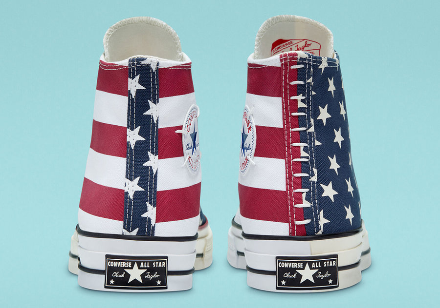 Converse,发售  致敬美国独立日！这双美国国旗 Converse 你打几分？