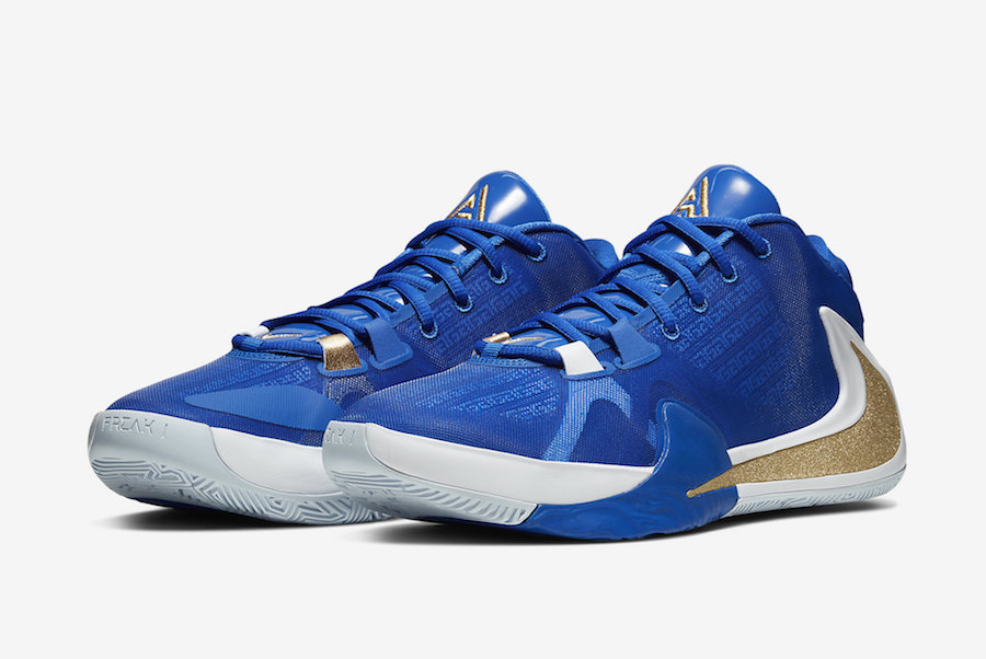Zoom Freak 1,ZF1,Nike,BQ5422-4  为希腊荣誉征战！FIBA 配色 Zoom Freak 1 下月登场！