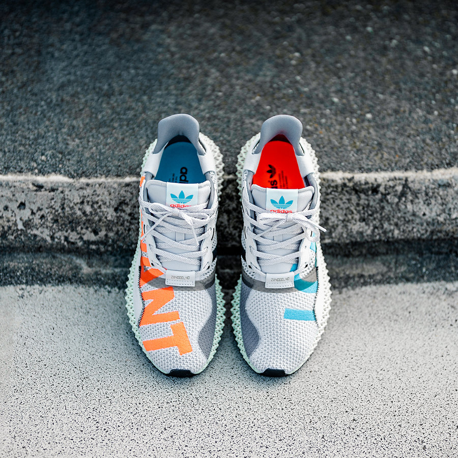 发售,ZX 4000,adidas  独特鞋身字体涂鸦！这样的 adidas ZX 4000 你见过吗？