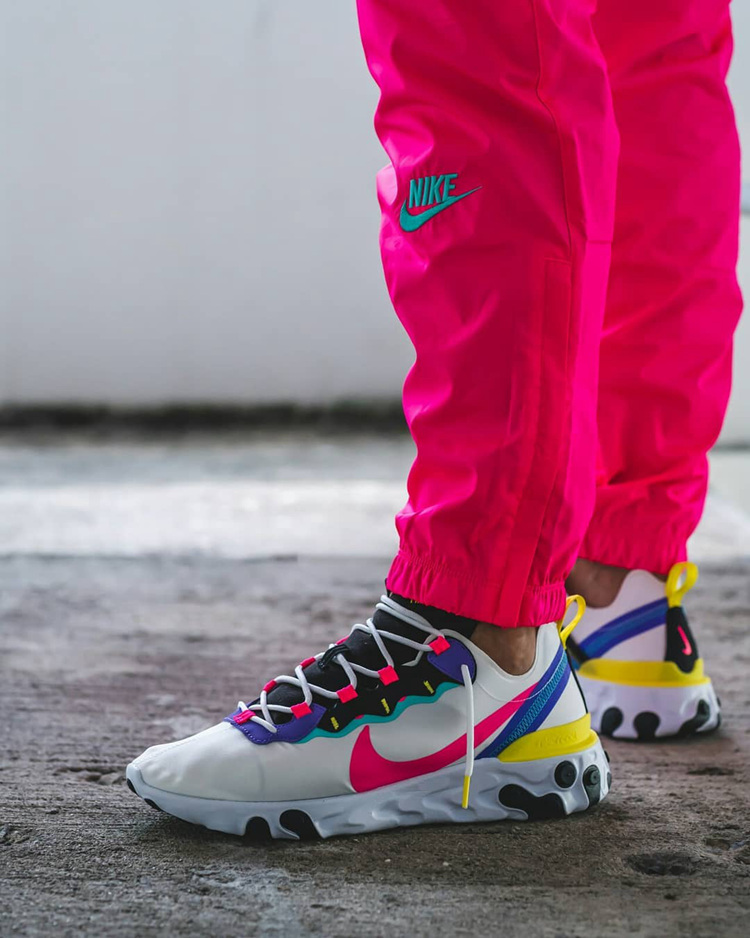 Nike,React Element 55  亮眼糖果配色！Nike React Element 55 全新配色曝光！