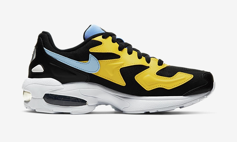 Air Max 2 Light,Nike,CJ7980-70  亮眼黑黄撞色！经典 OG 配色 Air Max 2 Light 首次回归！