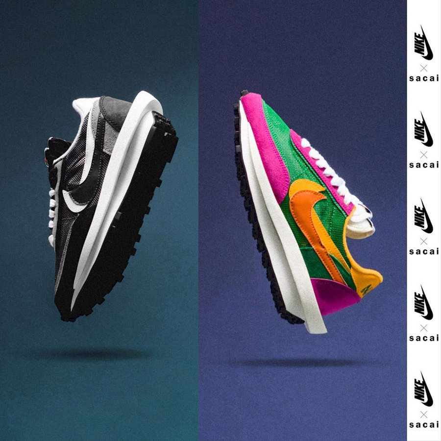 BV0073-301,sacai,Nike,LDWaffle BV0073-301 既有百搭款也有个性款！sacai x Nike 下周发售三款新配色！