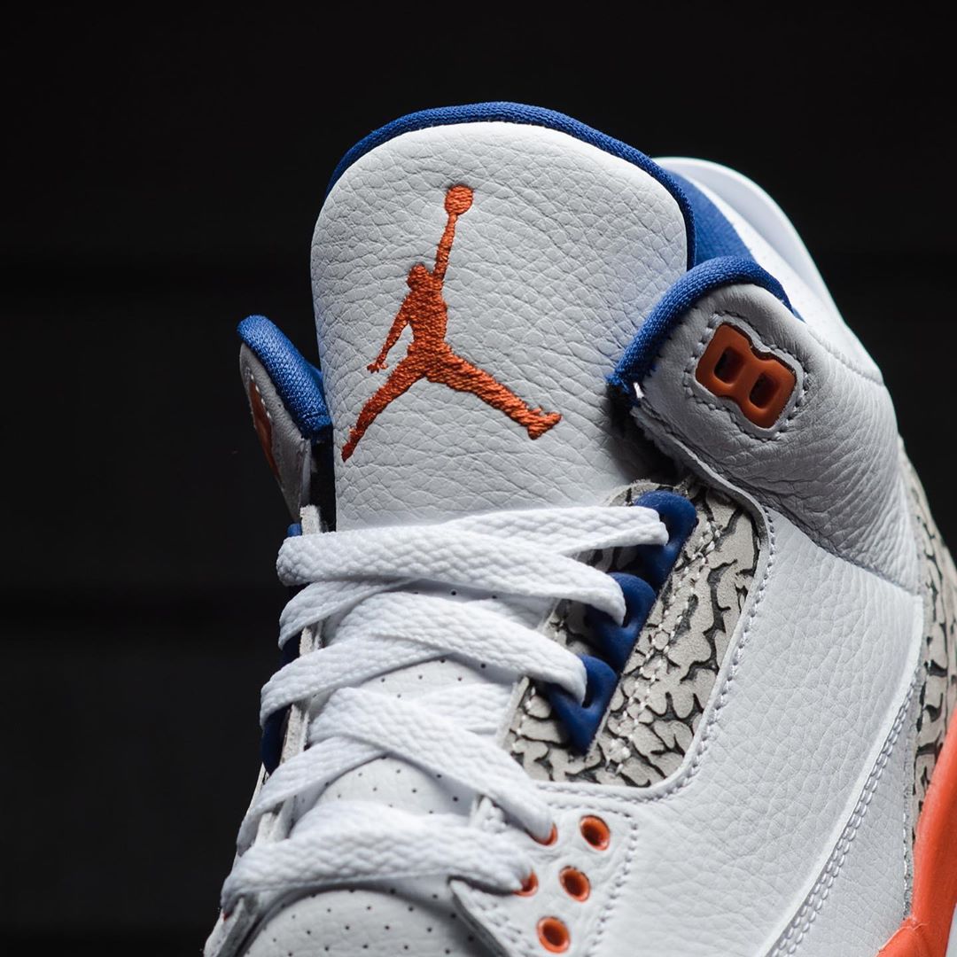 Air Jordan 3,AJ3,Knicks,136064  本周末发售！尼克斯 Air Jordan 3 美图来了，看完更想买！
