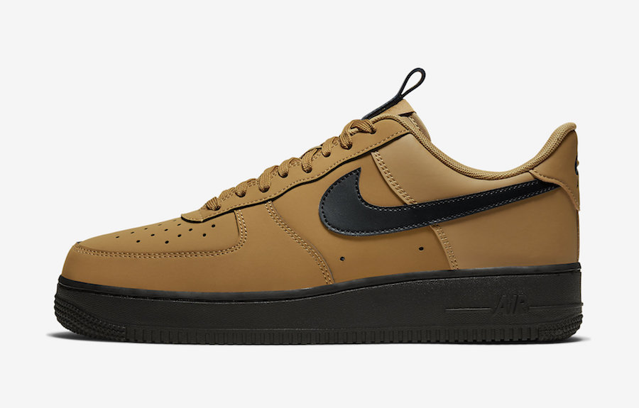 Air Force 1,AF1,Nike,发售,BQ4326  沉稳黑色点缀！全新小麦 Air Force 1 秋季发售