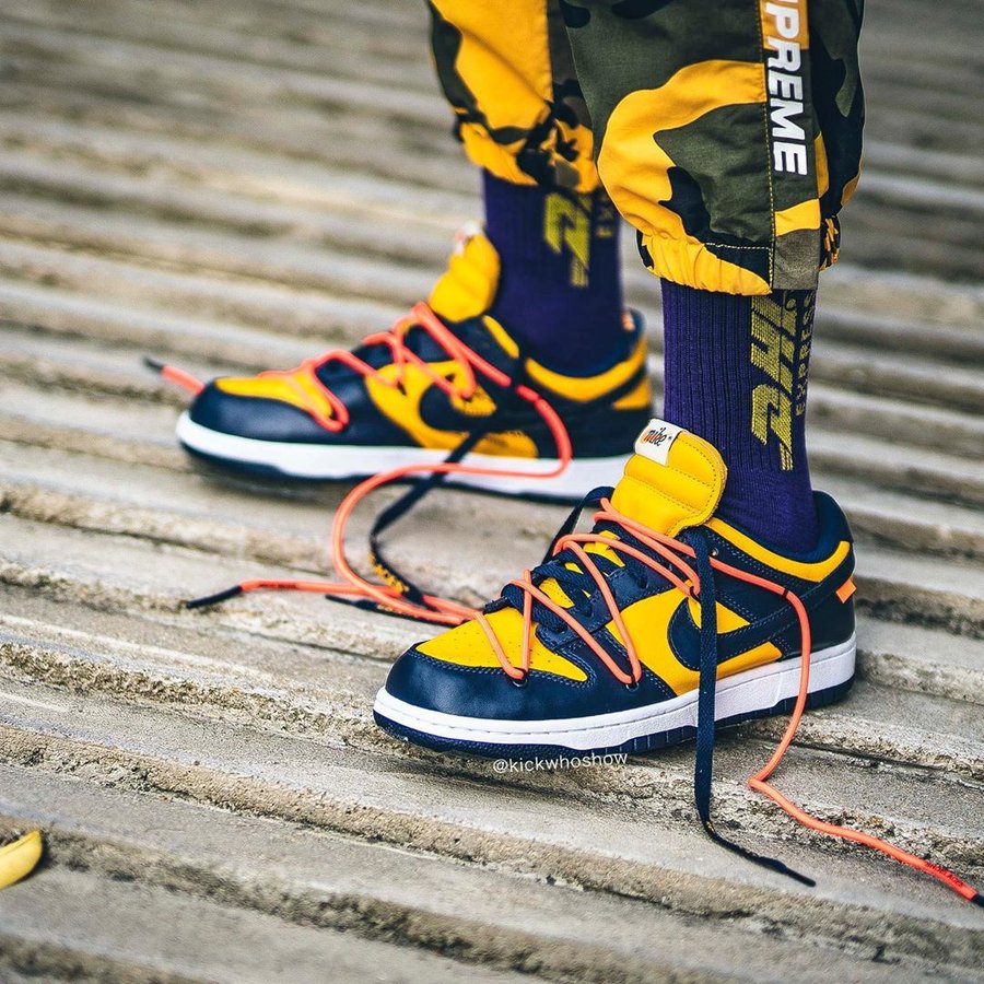 OFF-WHITE,Dunk Low,OW,CT0856-7  OFF-WHITE x Dunk Low 最新上脚！钱包准备好了吗？