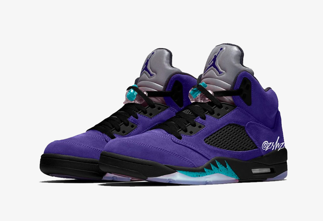 136027-500,AJ5,Air Jordan 5 136027-500 超经典配色！明年又有 AJ5「紫葡萄」配色了！