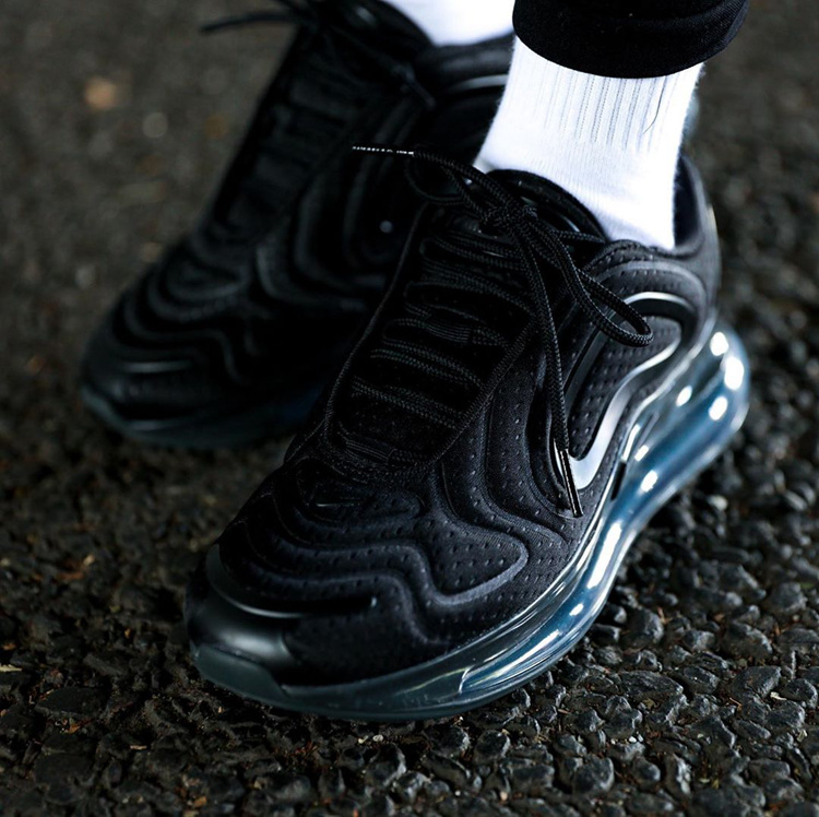 Nike,Air Max 720,AR9293-015  酷黑装扮极为低调！全新 Air Max 720 现已发售！
