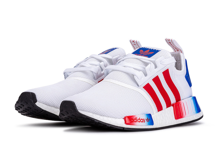 adidas,NMD R1,EG5651  红蓝奥运构色方案！全新配色 adidas NMD R1 现已发售！