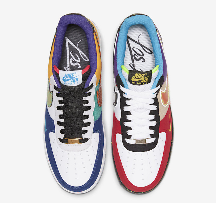 Nike,Air Force 1 Low,What The  以洛杉矶球队为灵感！这双 AF1  “What The LA” 配色你打几分？