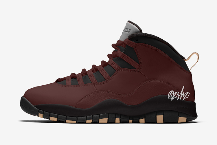 SoleFly,Air Jordan 10,AJ10,,CW  渲染图释出！今年的 SoleFly x Air Jordan 10 你打几分？