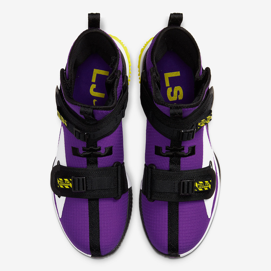 Nike,Soldier 13,LeBron,AR4225-  更醒目的湖人配色！全新 LeBron Soldier 13 下周发售