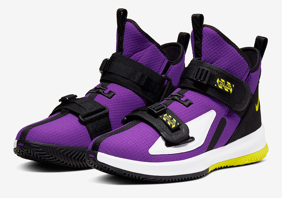Nike,Soldier 13,LeBron,AR4225-  更醒目的湖人配色！全新 LeBron Soldier 13 下周发售
