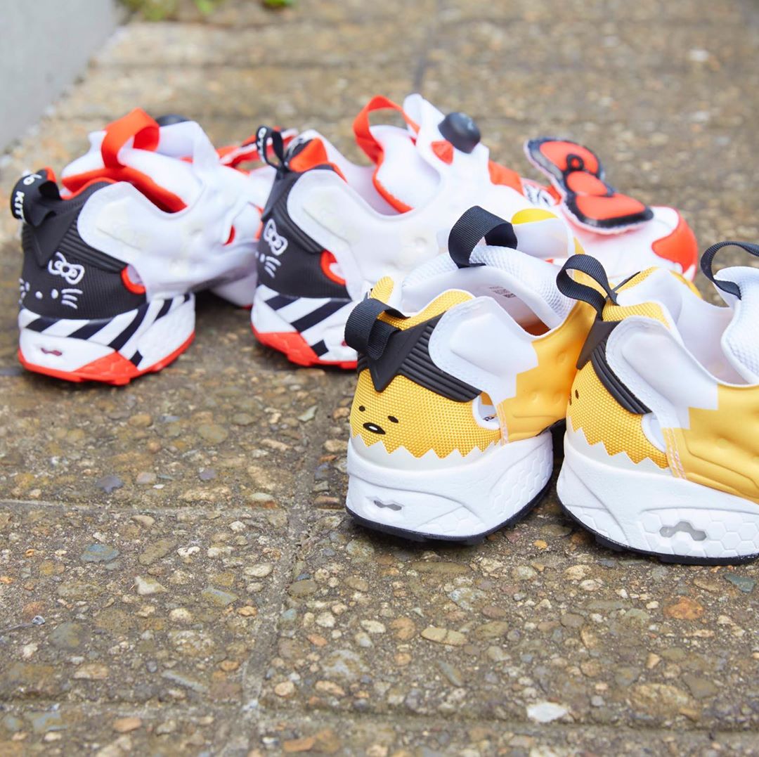 Reebok,InstaPump Fury  Hello Kitty 和懒蛋蛋主题！全新 Reebok Pump Fury 现已发售