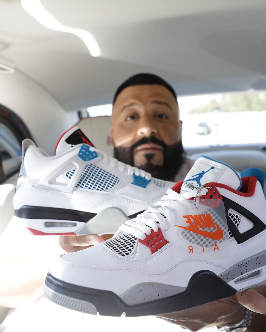 Air Jordan 4,AJ4,What The,发售,明  DJ Khaled 又晒重磅狠货！Air Jordan 4 “What The” 下月发售