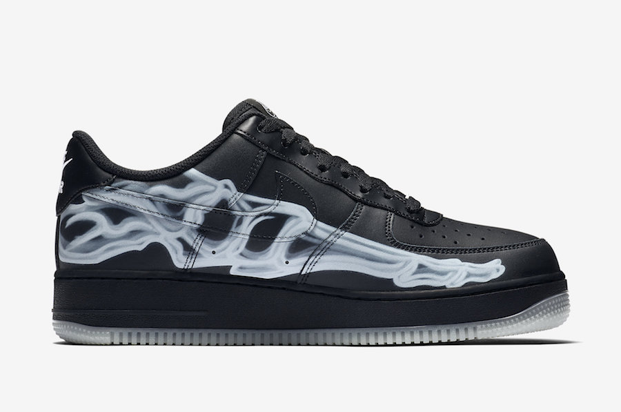 Nike,AF1,Air Force 1,BQ7541-00  超帅 X 光脚趾又来了！万圣节 Air Force 1 本月底发售