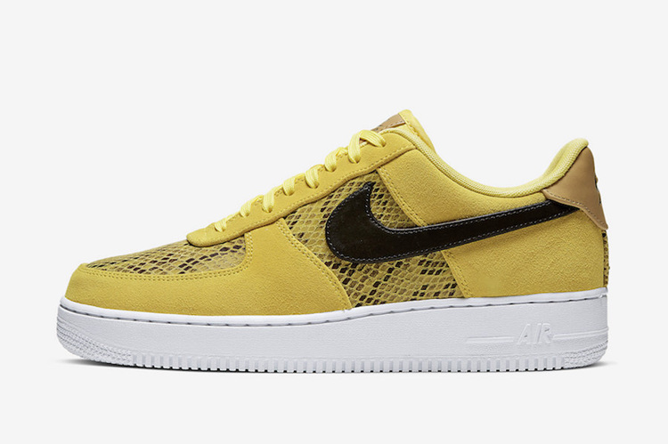 Nike,Air Force 1 Low,Yellow Sn  「黄蛇」配色即将发售！这双 Air Force 1 你打几分？