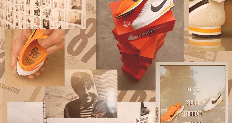 Nike,Cortez 72,Blue Ribbon Spo  听说过「蓝丝带体育」吗？Nike 这两双鞋太会讲故事了！