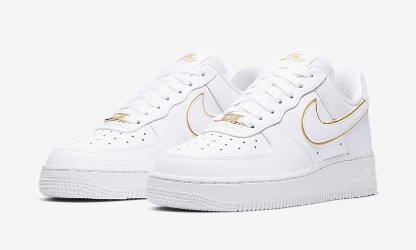 AF1,Air Force 1,AO2132-005,AO2  金边 Swoosh Logo！4 色 Air Force 1 现已海外发售！