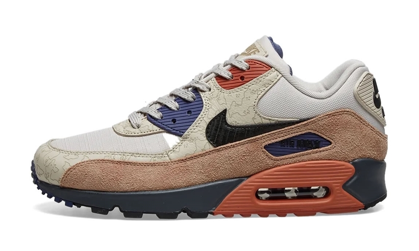CI5646-001,Air Max 90,Nike,  暗藏地图花纹！全新配色 Air Max 90 首度曝光！
