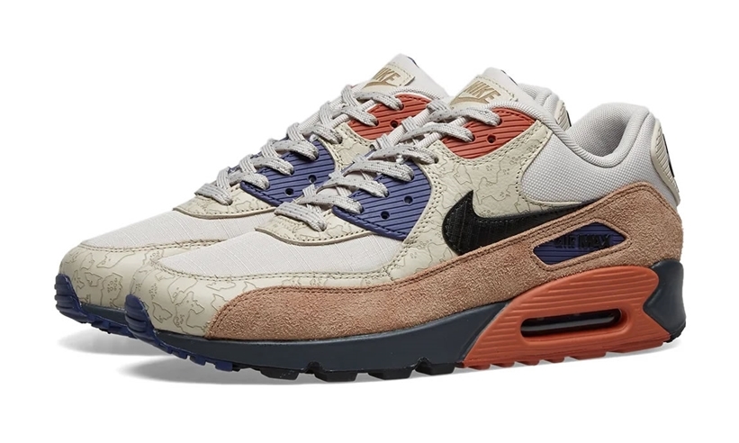 CI5646-001,Air Max 90,Nike,  暗藏地图花纹！全新配色 Air Max 90 首度曝光！