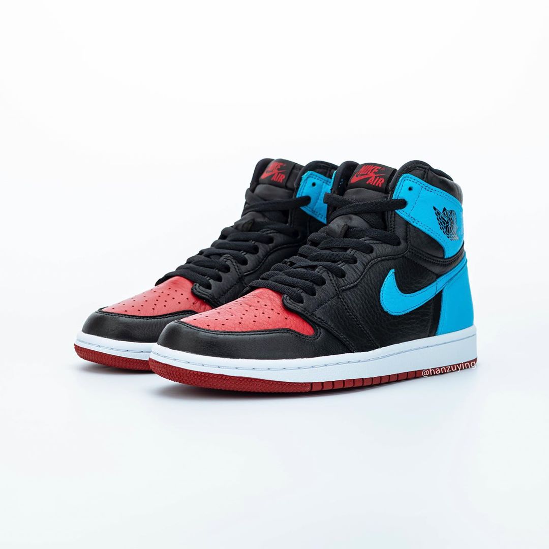 AJ1,Air Jordan 1,CD0461-046,发售  黑红、黑蓝 AJ1 合为一体！全新配色明年年初发售