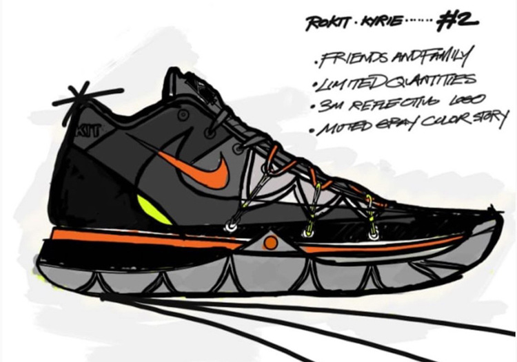 ROKIT,Nike,Kyrie 5  詹姆斯大儿子已入手！全新 ROKIT x Nike Kyrie 5 你打几分？
