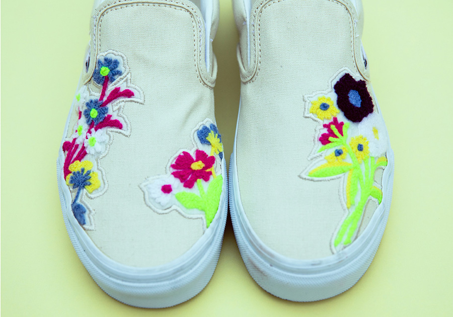 BILLY’s,Vans,Slip-On,发售  清新花卉刺绣！BILLY’s x Vans Slip-On 现已发售