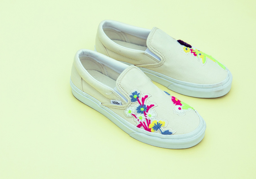 BILLY’s,Vans,Slip-On,发售  清新花卉刺绣！BILLY’s x Vans Slip-On 现已发售