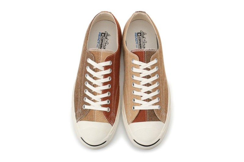Converse,Jack Purcell,发售  羊毛材质 + 不对称撞色！这双「匡威开口笑」有点帅！