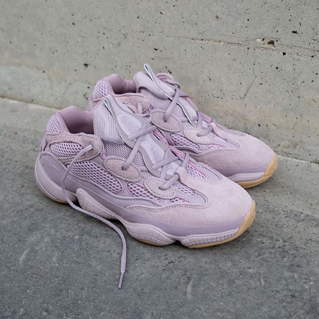 adidas,Yeezy 500,发售,FW2656  本月最粉嫩球鞋新品！紫罗兰 Yeezy 500 国内发售跳票