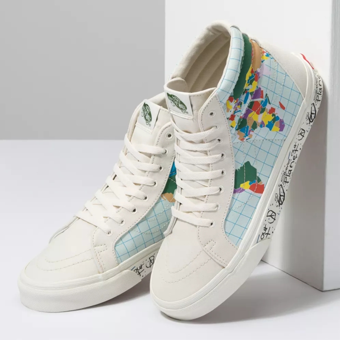 Vans,Save Our Planet  满印地图！Vans 这波环保联名每款都想要！