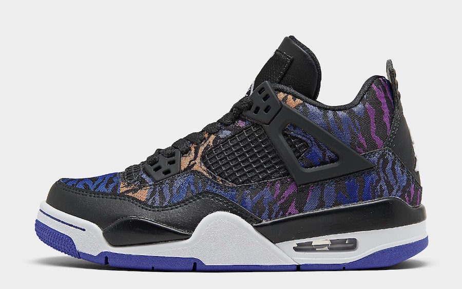 Air Jordan 4,AJ4,BQ9043-005,发售  炫彩虎纹前所未见！这双 Air Jordan 4 有点帅！本月发售！