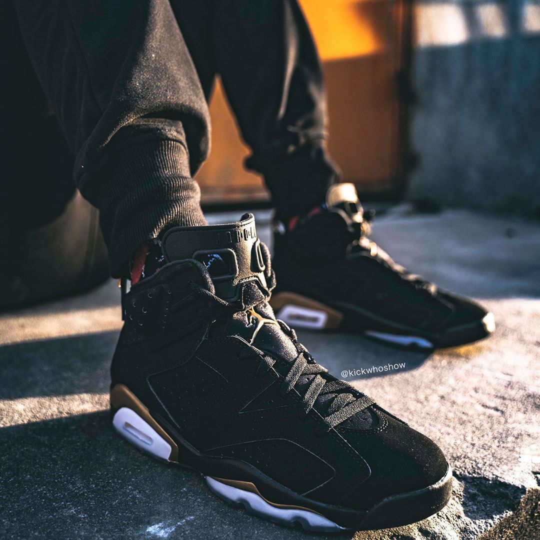AJ6,Air Jordan 6,CT4594-007,发售  看完黑金 Air Jordan 6 上脚照就爱了！提前把钱准备好！