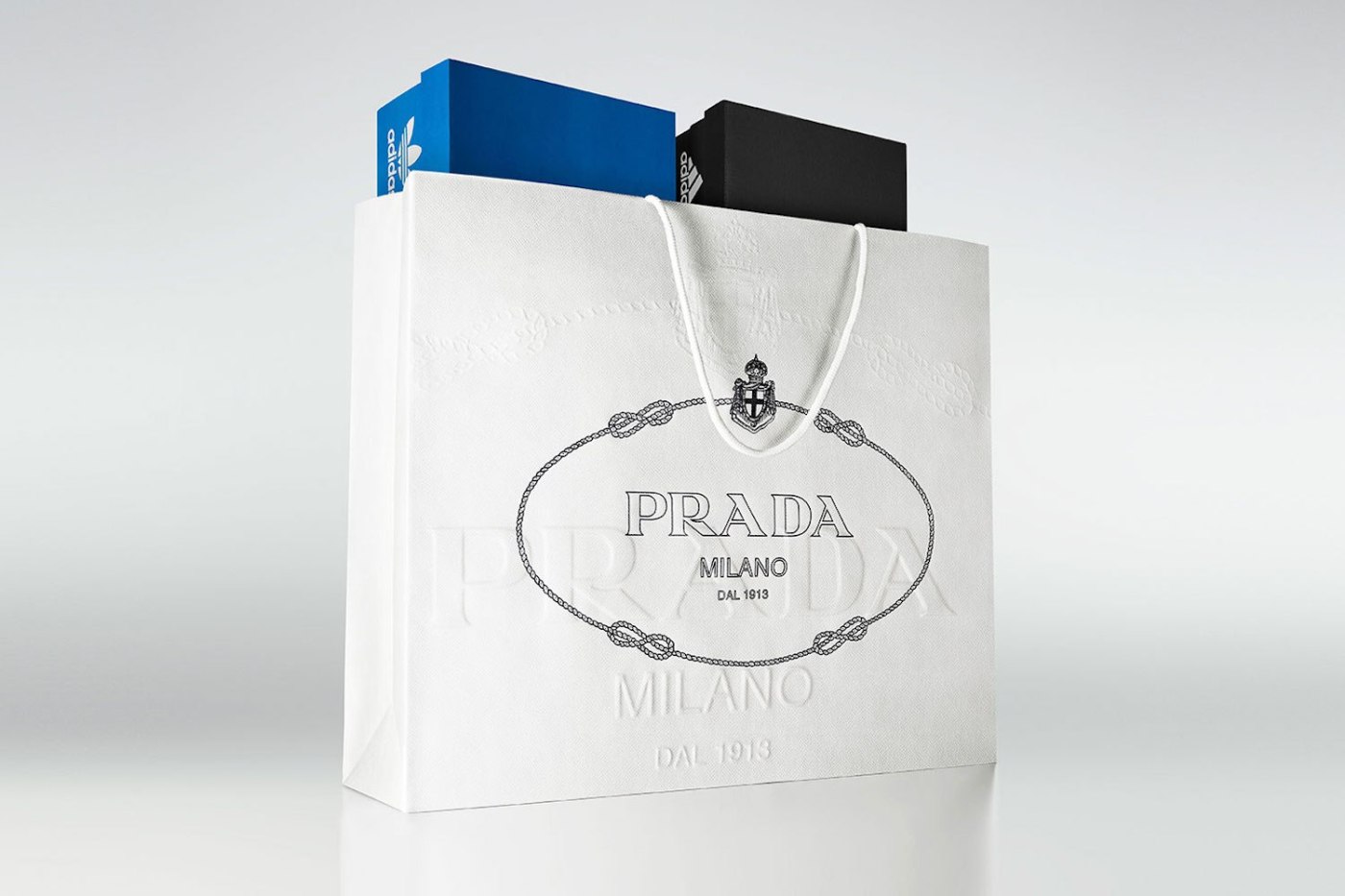adidas,Prada  Prada x adidas 官宣了！国内官网开启神秘预告页面