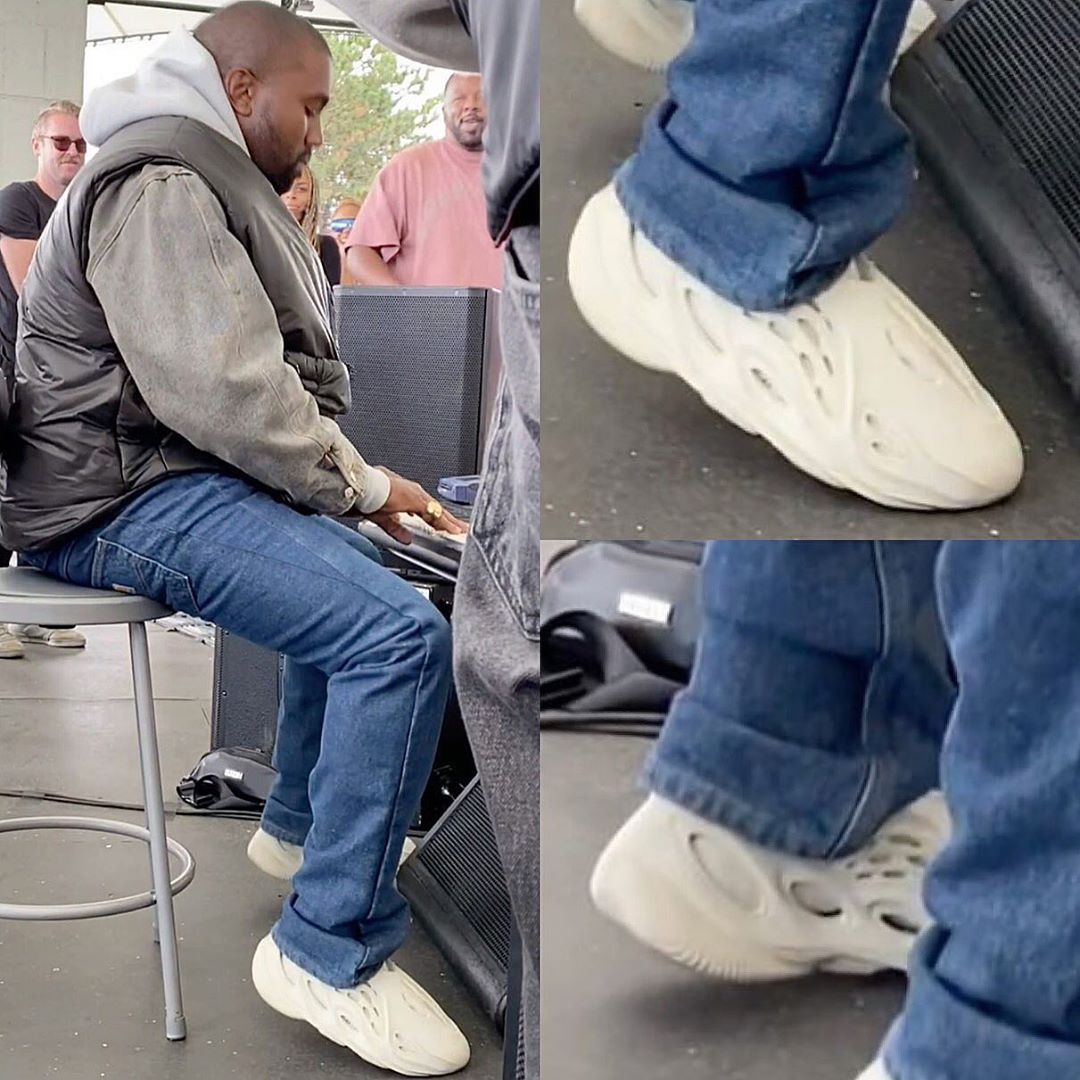adidas,Yeezy Foam Runner,侃爷,明星  侃爷亲自证实！Yeezy 洞洞鞋用藻类打造，又一双环保鞋诞生