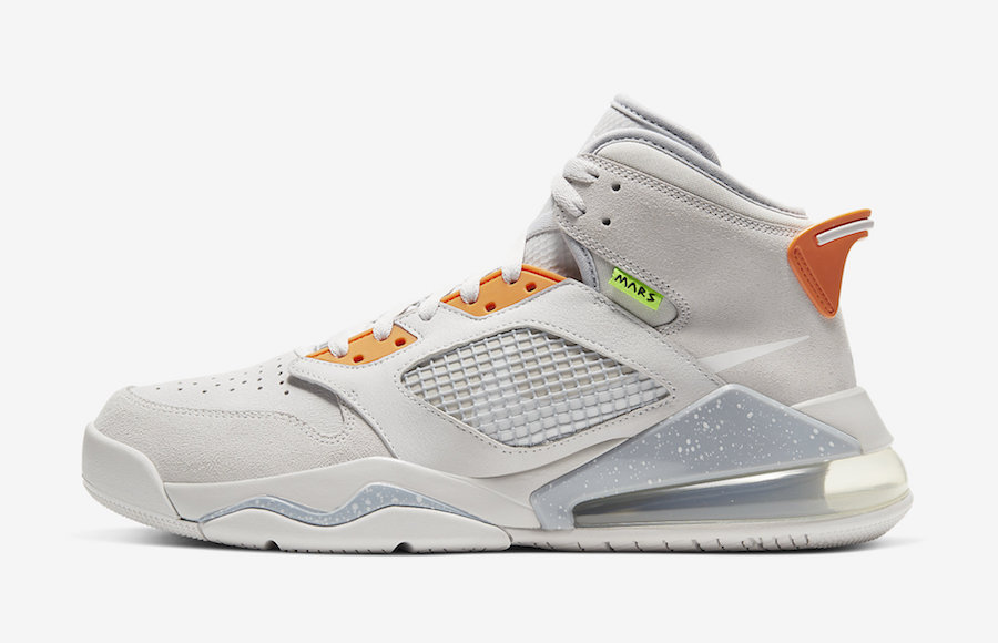 Jordan Mars,270,Vast Grey,CT91  配色讨巧，气质清新！这双 Jordan Mars 270 适合现在买！