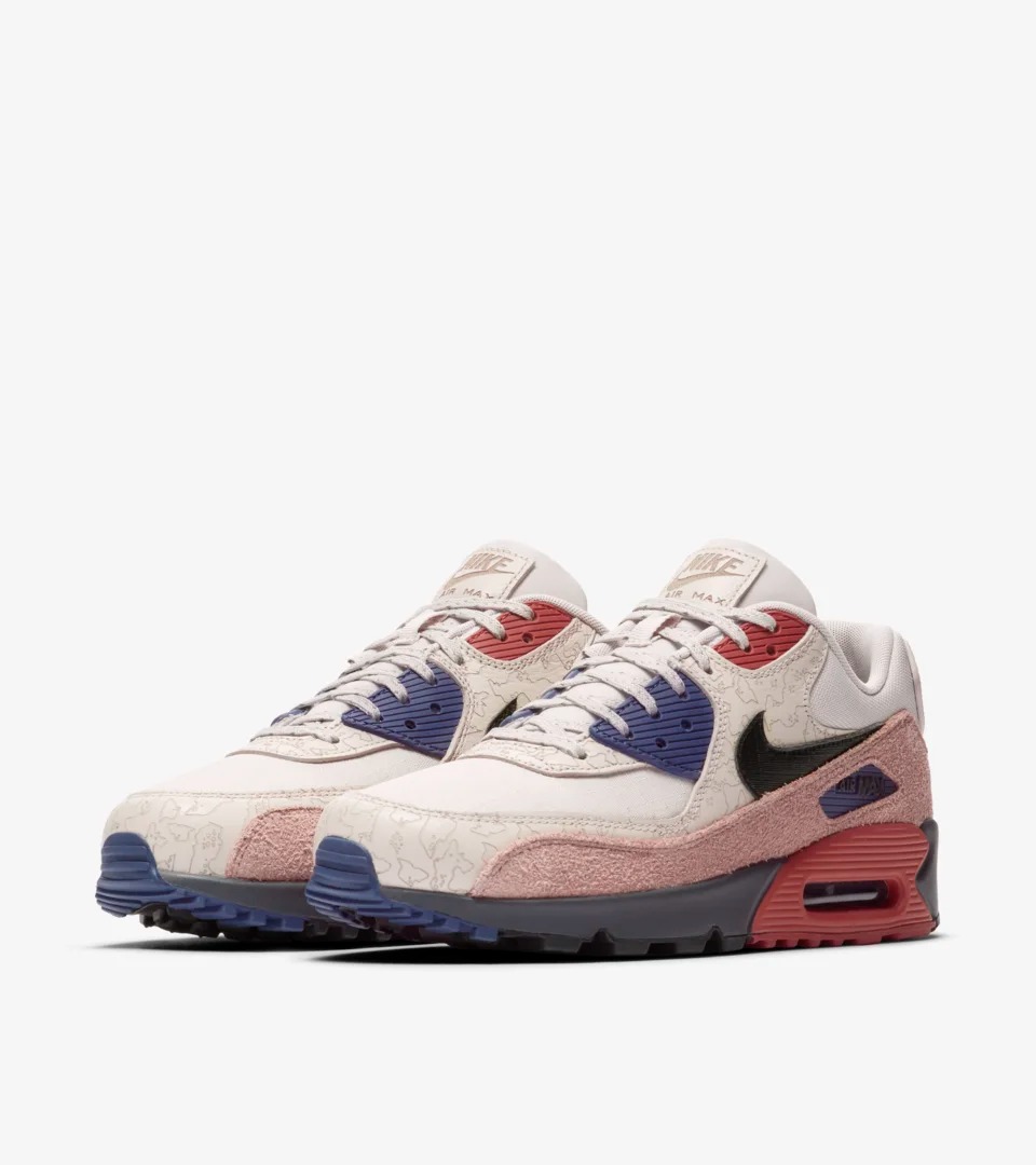 Nike,Air Max 90,发售  地图花纹格外吸睛！高规格 Air Max 90 本周五发售！