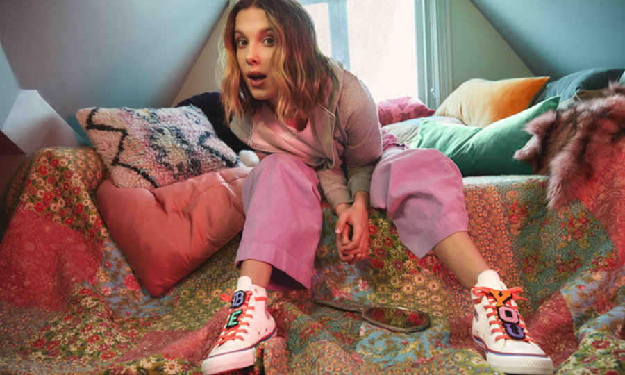 Mille Bobby Brown,Converse  少女心十足！Mille Bobby Brown x Converse 即将发售！